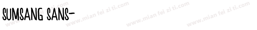 sumsang sans字体转换
